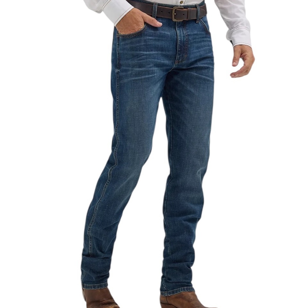 Men's Wrangler Retro Slim Straight Leg Jean Size 38x40 Cowboy Western Ranch